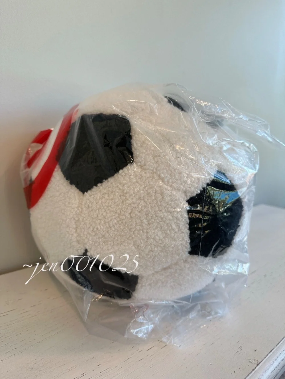 Soccer Ball Sport Boucle Decorative Throw Pillow - Pillowfort